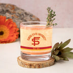 Florida State Seminoles Set of 2 College Vault Tan Retro 14oz Rocks Glasses