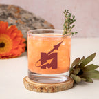 Set of 2 Mississippi State Bulldogs College Vault Sketch 14oz Rocks Glasses