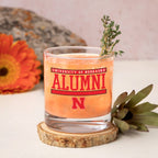 Set of 2 Nebraska Cornhuskers 14oz Alumni Rocks Glasses