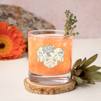 Set of 2 North Carolina Tar Heels College Vault Sketch 14oz Rocks Glasses