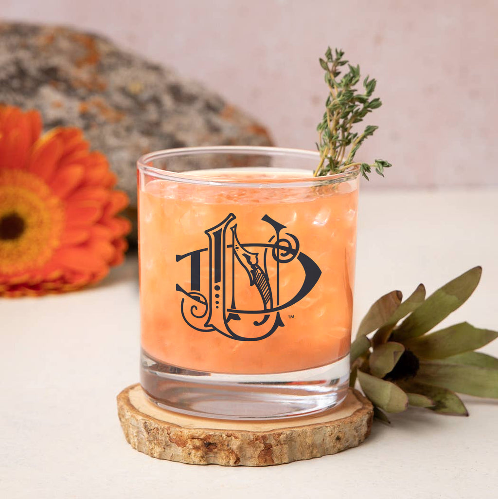 Set of 2 Notre Dame Fighting Irish College Vault Sketch 14oz Rocks Glasses