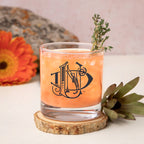 Set of 2 Notre Dame Fighting Irish College Vault Sketch 14oz Rocks Glasses