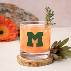 Set of 2 Miami Hurricanes College Vault Sketch 14oz Rocks Glasses