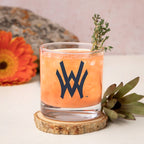 Set of 2 West Virginia Mountaineers College Vault Sketch 14oz Rocks Glasses