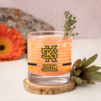 Set of 2 Kennesaw State Owls 14oz Ring Rocks Glasses