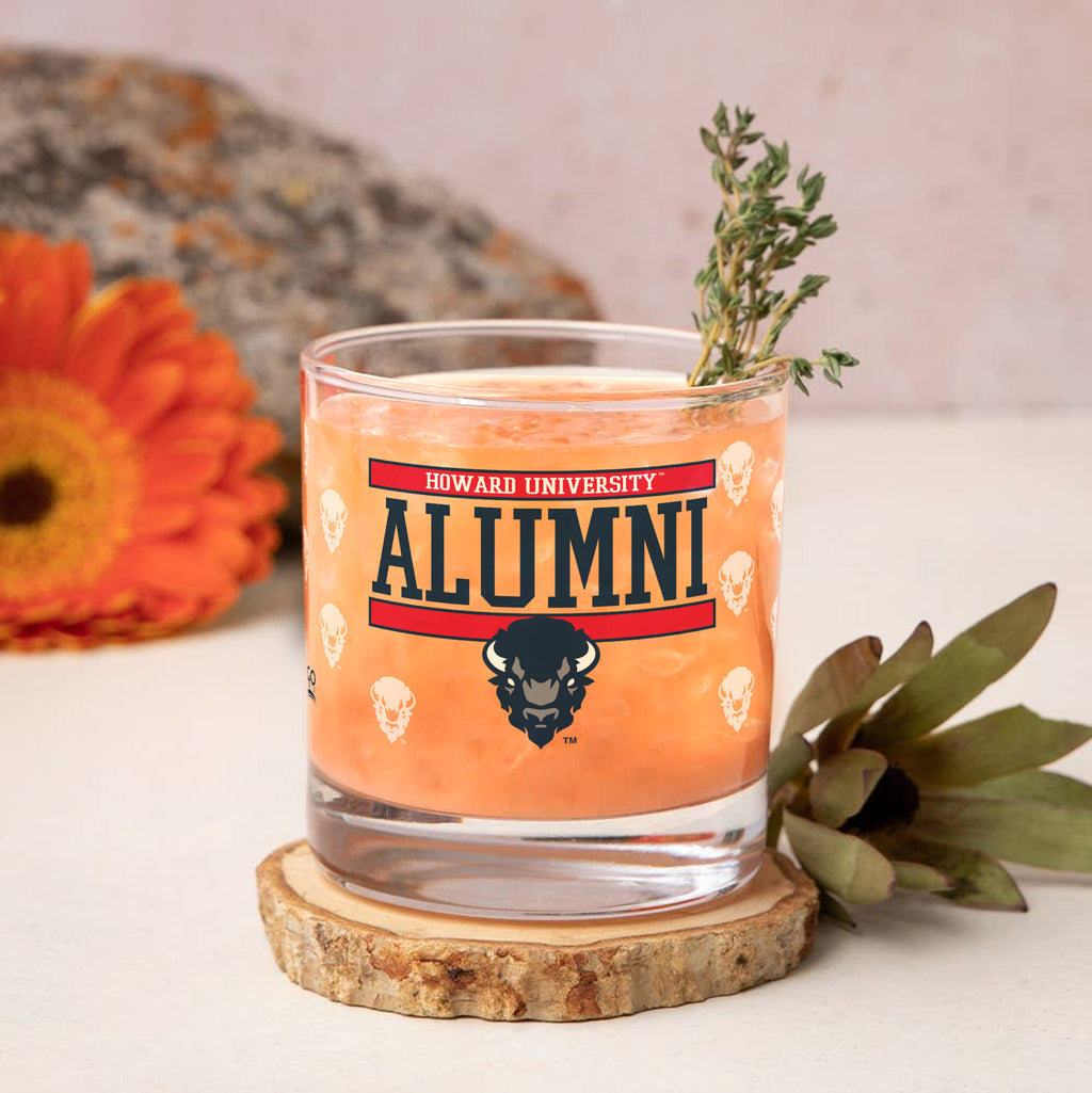 Set of 2 Howard Bisons 14oz XD Alumni Rocks Glasses