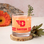 Set of 2 Dayton Flyers 14oz Ring Rocks Glasses