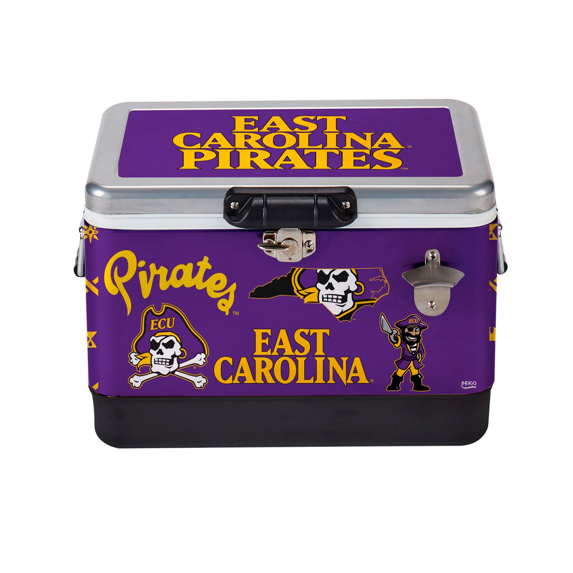 26qt ECU Pirates Medley Steel Cooler