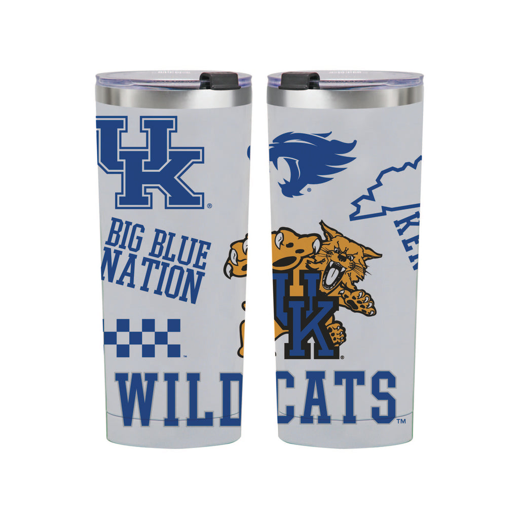 24oz Kentucky Wildcats Medley Stainless Steel Tumbler