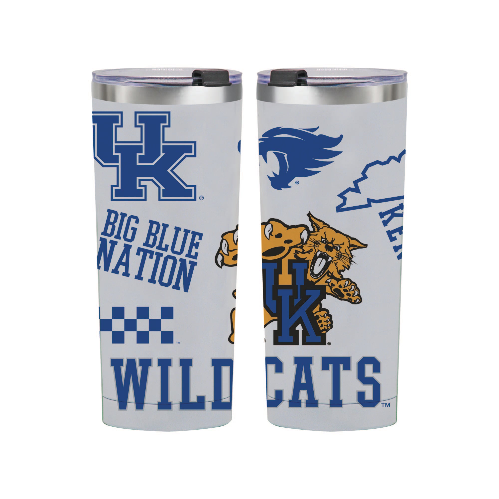 24oz Kentucky Wildcats Medley Stainless Steel Tumbler