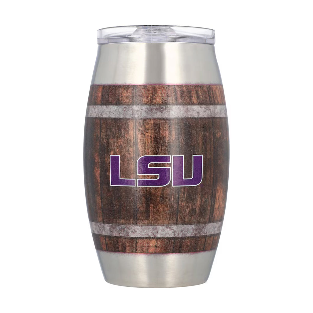 15oz LSU Tigers Barrel Tumbler