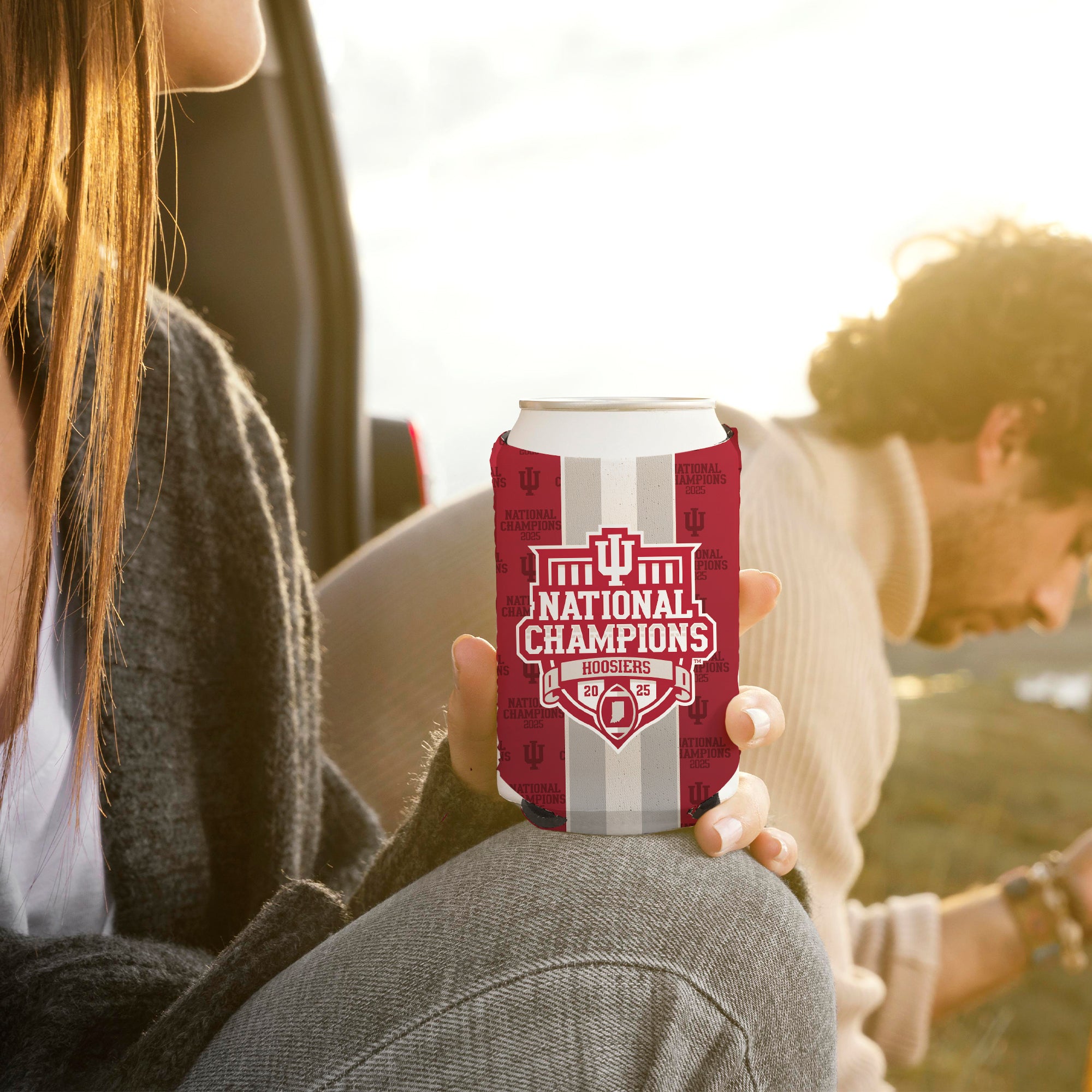 2025 CFP Football National Champions Indiana Hoosiers 2-Pack Pocket Coolie