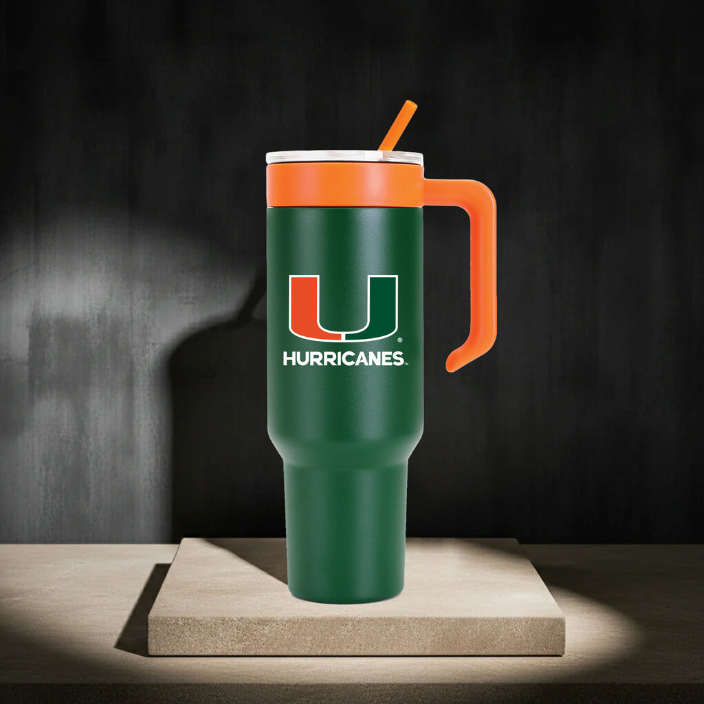 48oz Miami Hurricanes Combo Tumbler