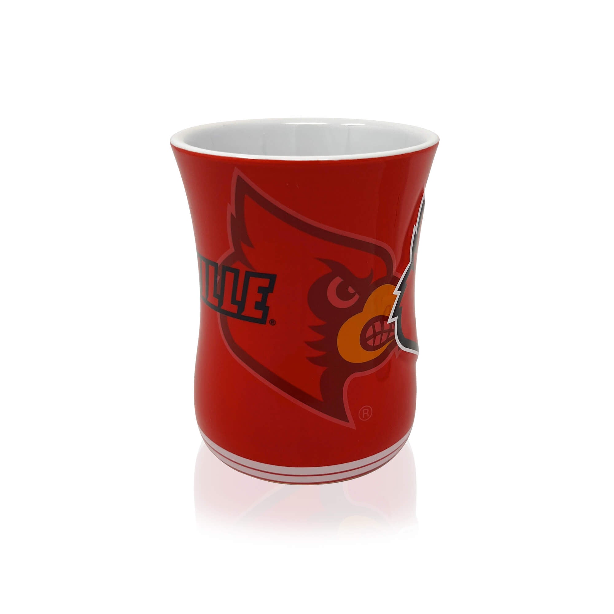 16oz Louisville Cardinals Sculpted Barista Mug