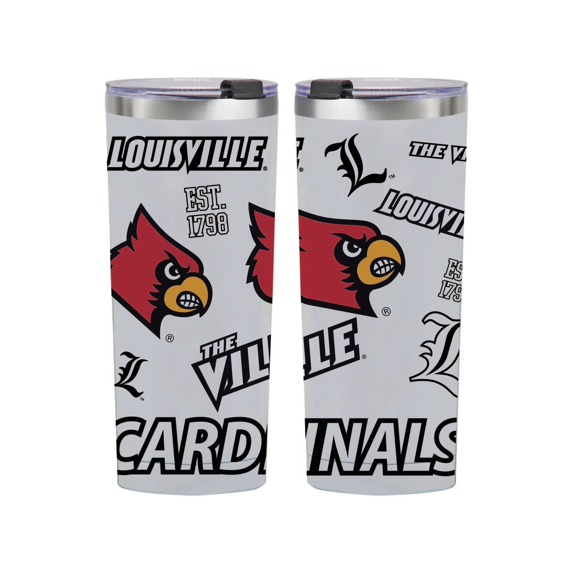 24oz Louisville Cardinals Medley Stainless Steel Tumbler