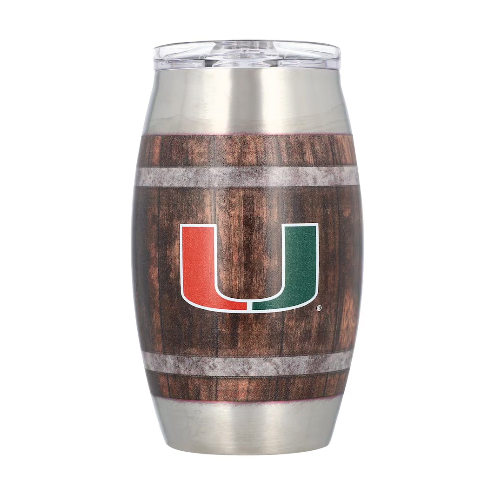 15oz Miami Hurricaines Barrel Tumbler
