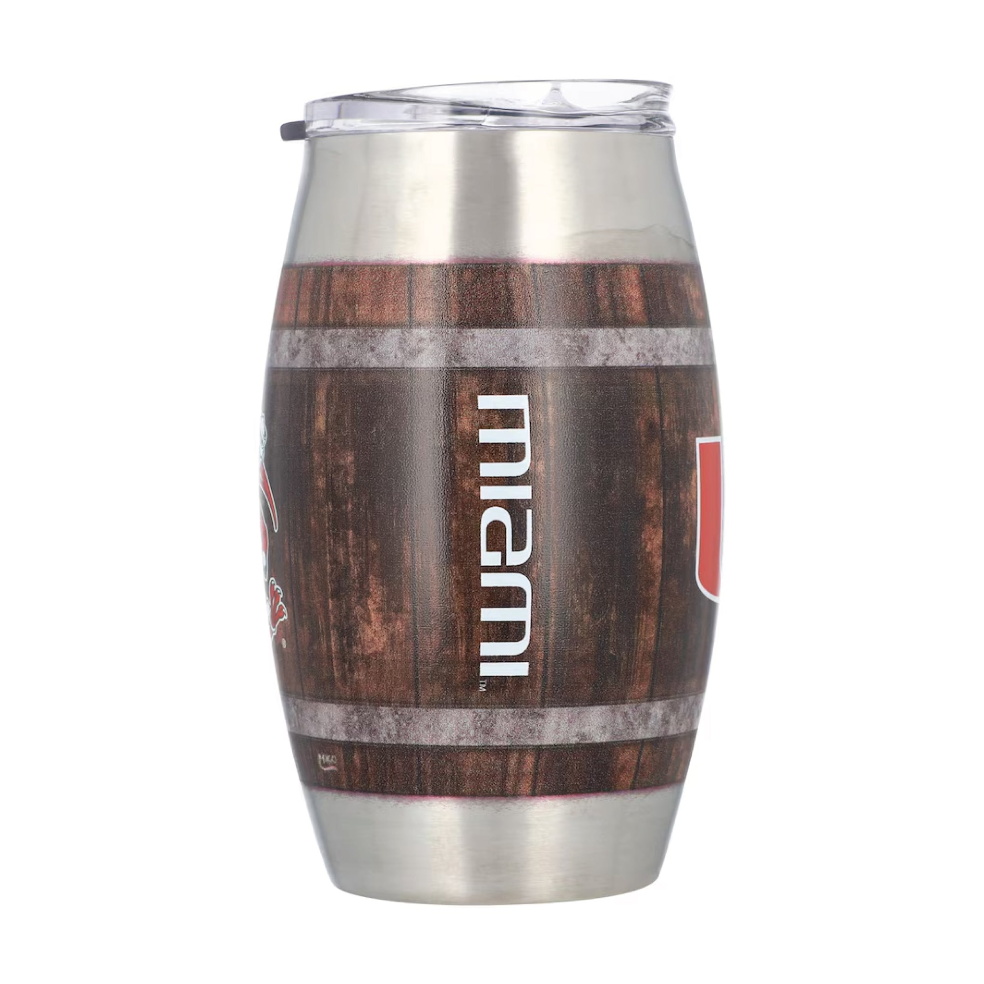 15oz Miami Hurricaines Barrel Tumbler