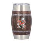 15oz Miami Hurricaines Barrel Tumbler