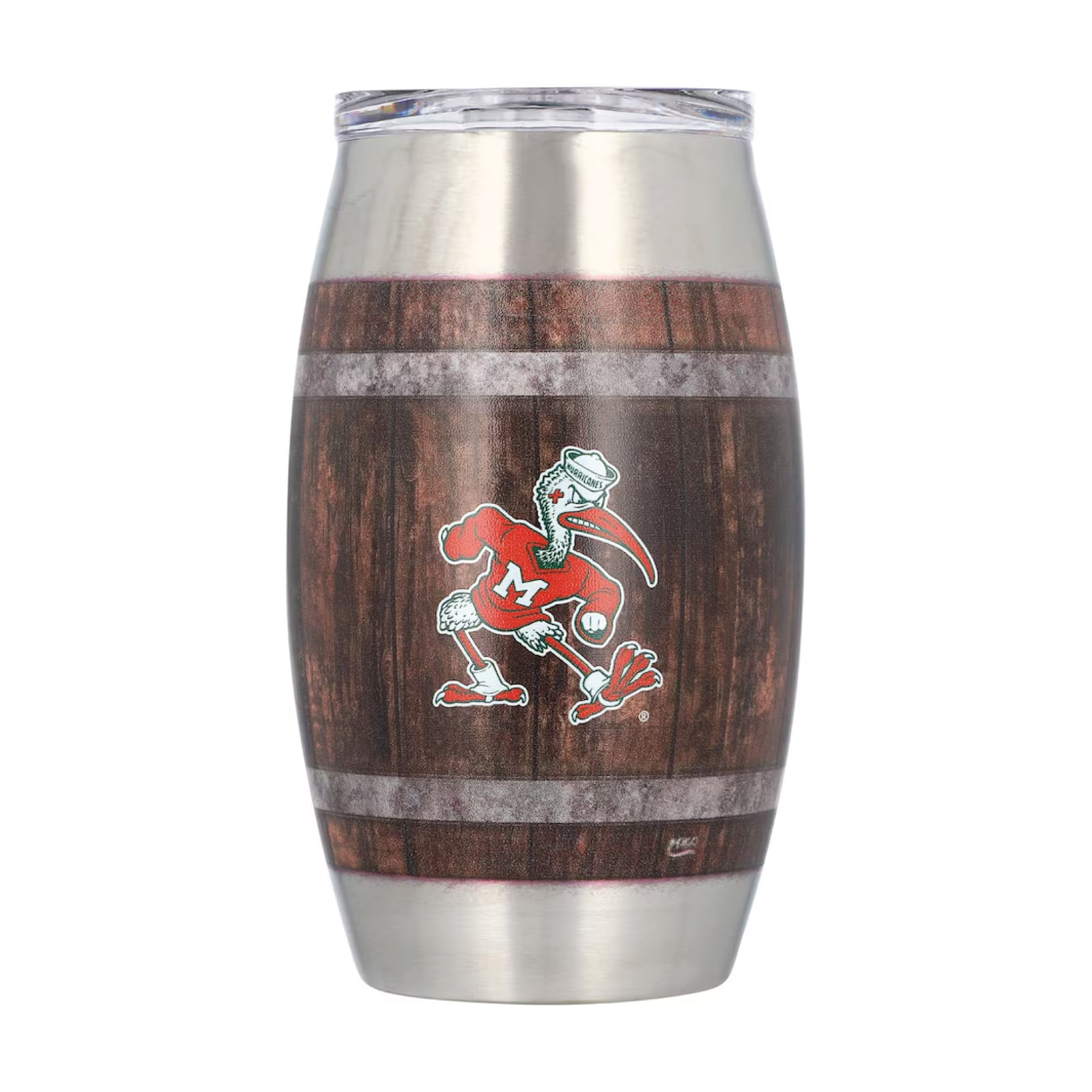 15oz Miami Hurricaines Barrel Tumbler