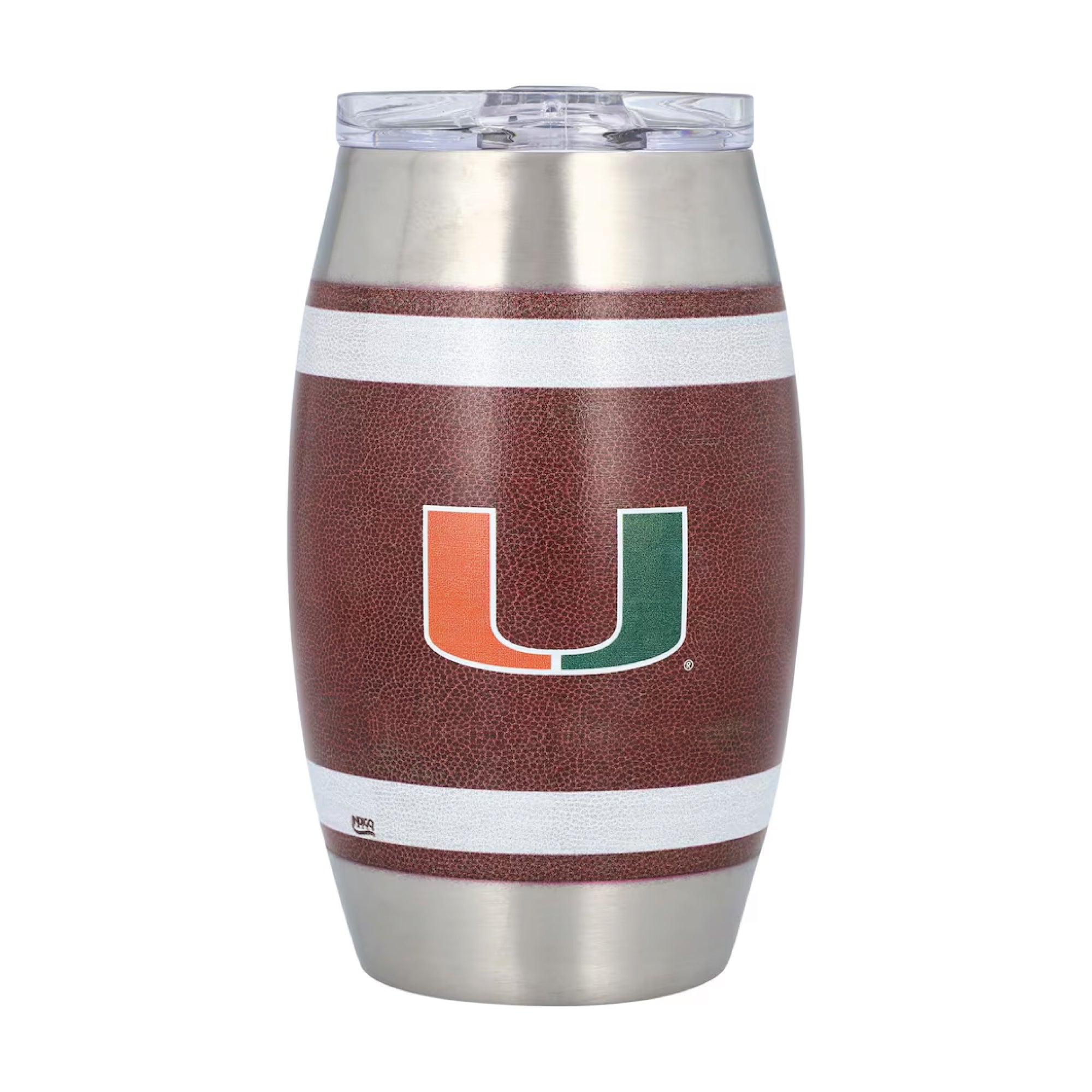 15oz Miami Hurricanes Football Tumbler
