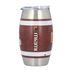 15oz Miami Hurricanes Football Tumbler