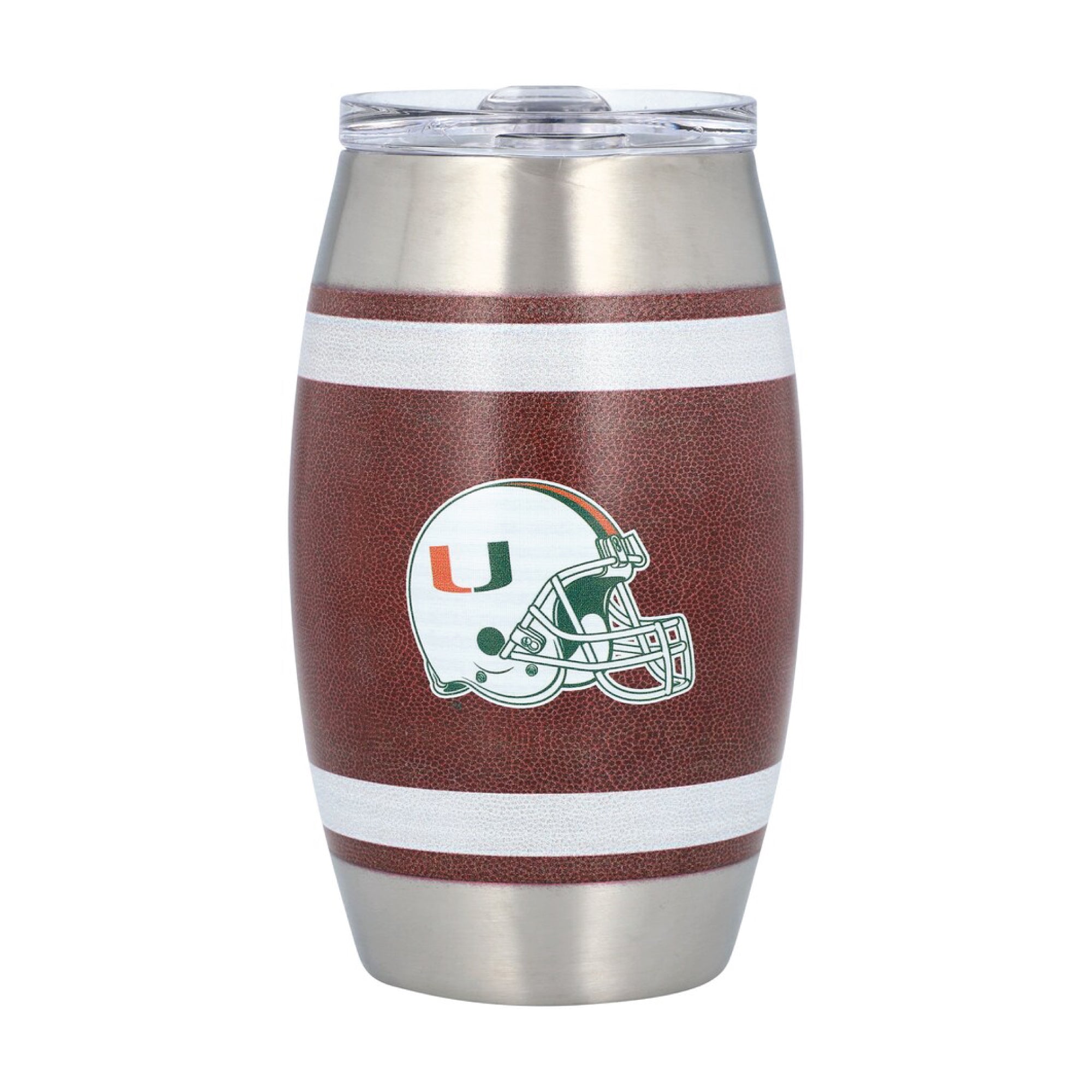 15oz Miami Hurricanes Football Tumbler