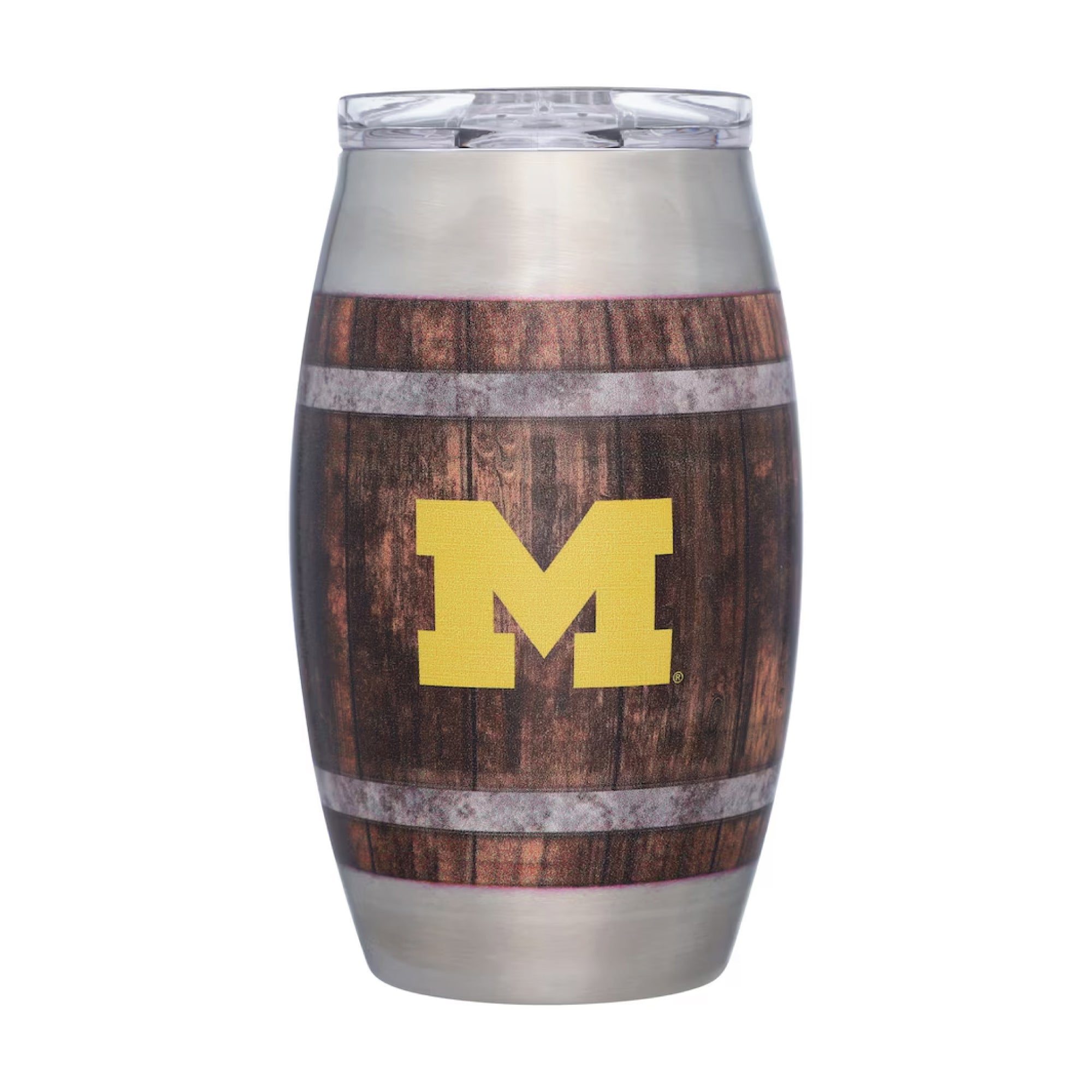 15oz Michigan Wolverines Barrel Tumbler