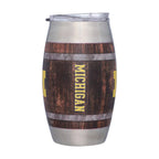 15oz Michigan Wolverines Barrel Tumbler