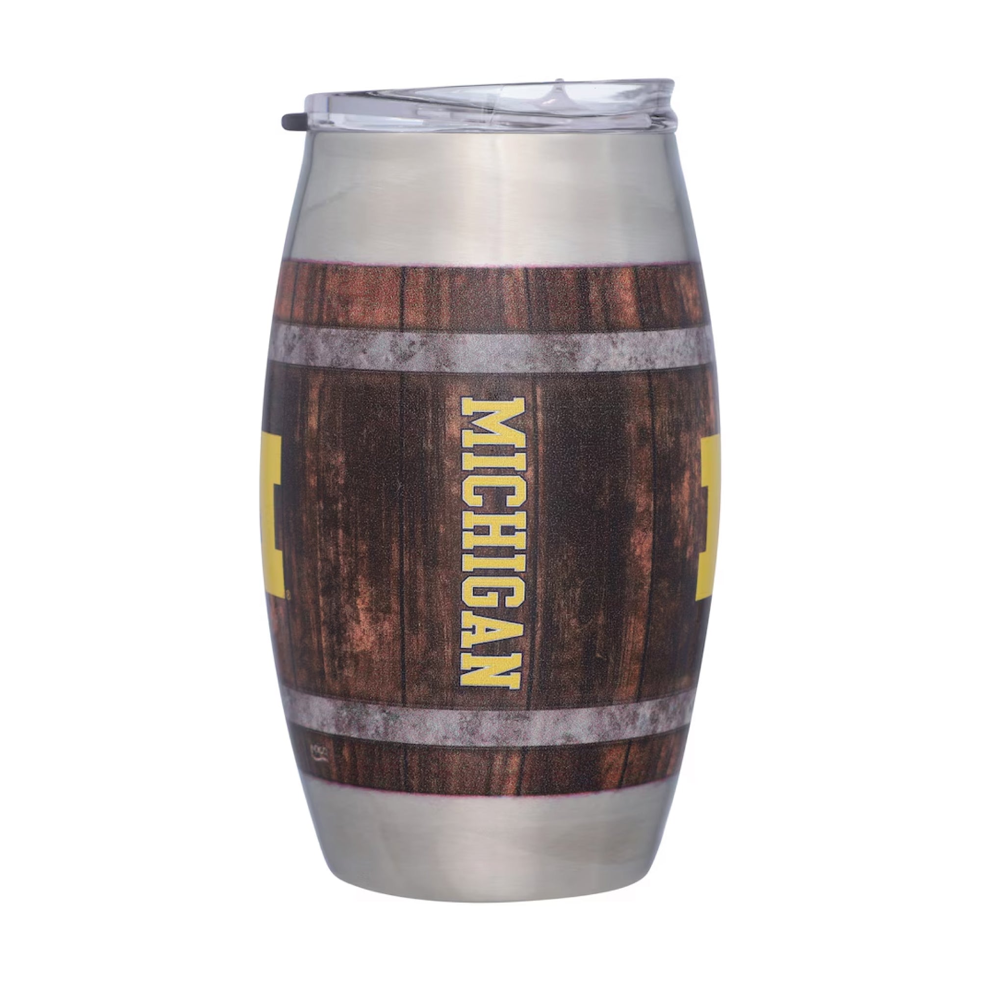 15oz Michigan Wolverines Barrel Tumbler