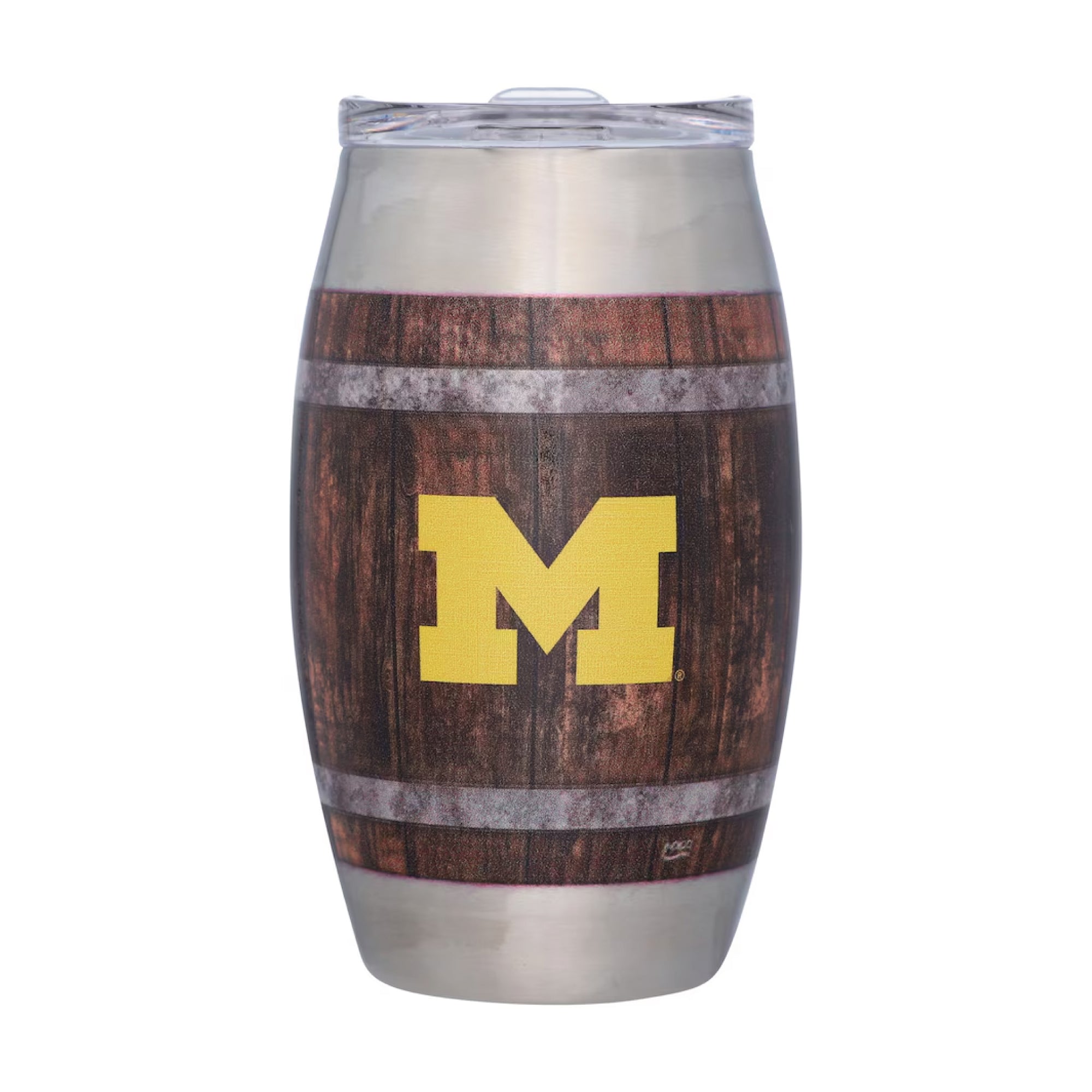 15oz Michigan Wolverines Barrel Tumbler