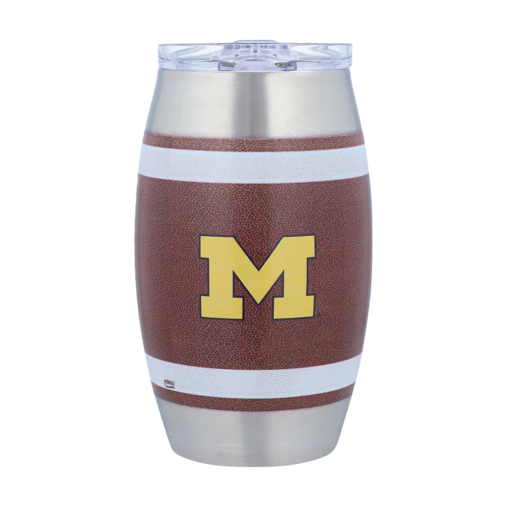15oz Michigan Woverines Football Tumbler