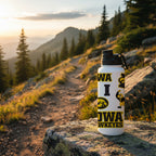 Iowa Hawkeyes 34oz Stainless Steel Medley Aqua Bottle