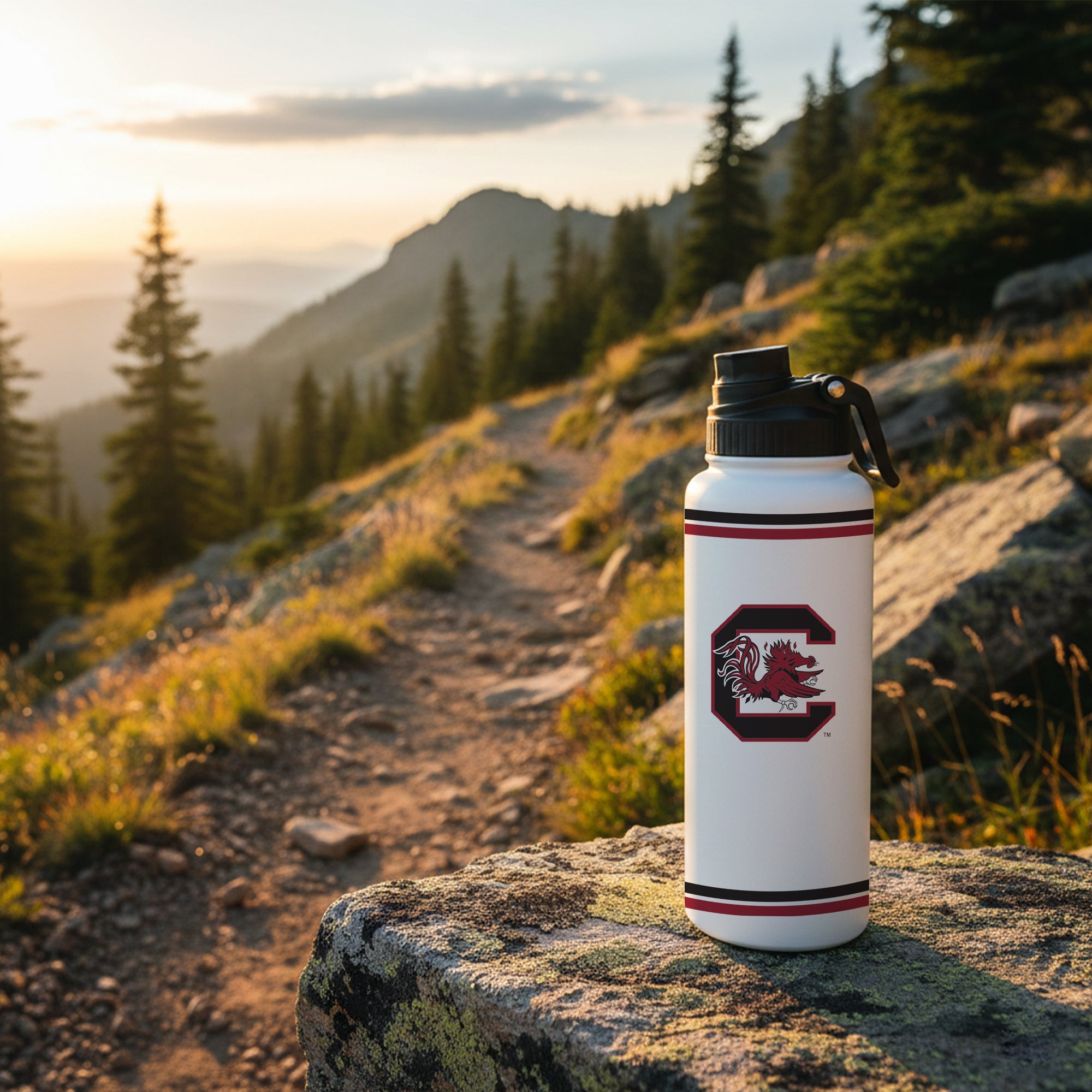 34oz South Carolina Gamecocks Alumni Aqua Bottle