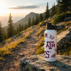 Texas A&M Aggies 34oz Stainless Steel Medley Aqua Bottle