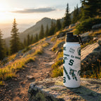 Michigan State Spartans 34oz Stainless Steel Medley Aqua Bottle