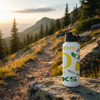 Oregon Ducks 34oz Stainless Steel Medley Aqua Bottle
