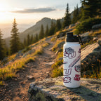 Gonzaga Bulldogs 34oz Stainless Steel Medley Aqua Bottle