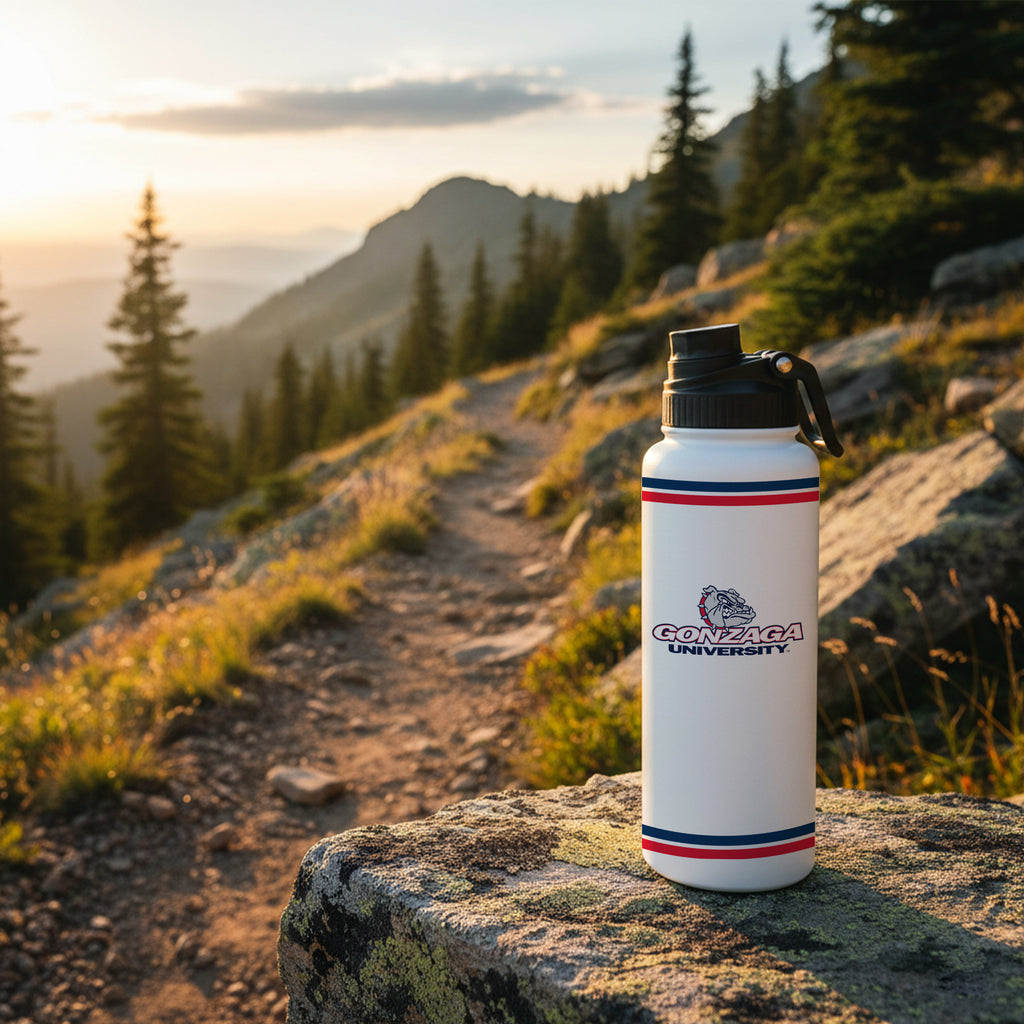 34oz Gonzaga Bulldogs Alumni Aqua Bottle