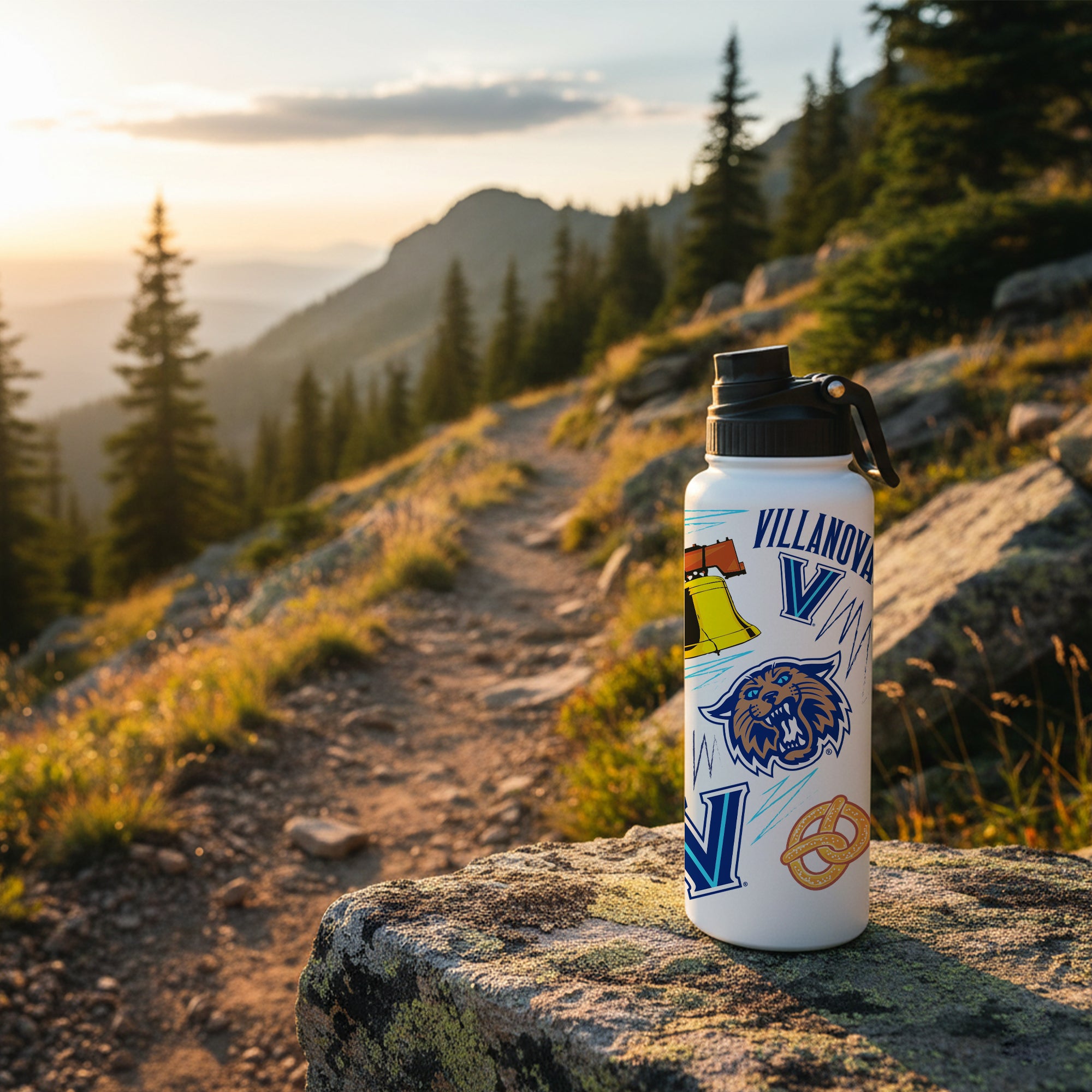 34oz Villanova Wildcats Local Aqua Bottle