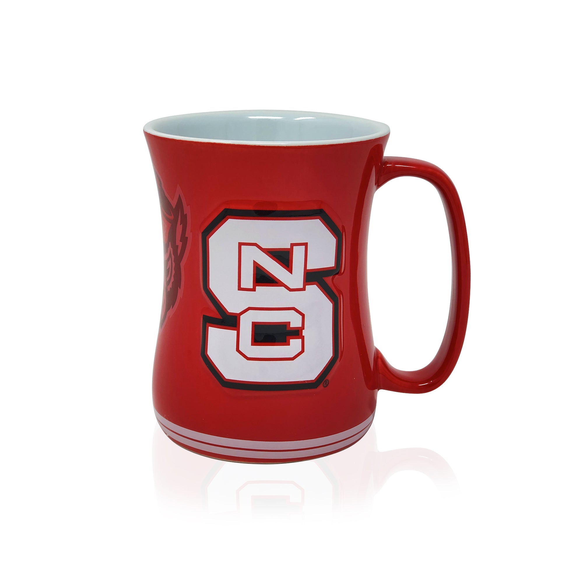 NC State sculpted barista mug for coffee lovers