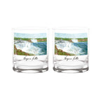14oz Niagara Falls National Park 2-Pack Rock Glass Set by Laura Wilcox