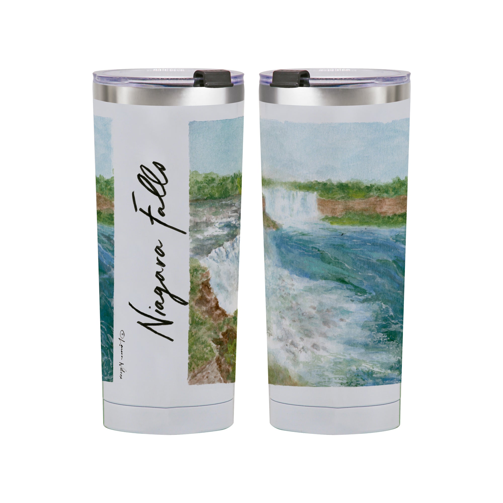 Niagara Falls National Park 24oz Stainless Steel Tumbler by Laura Wilcox