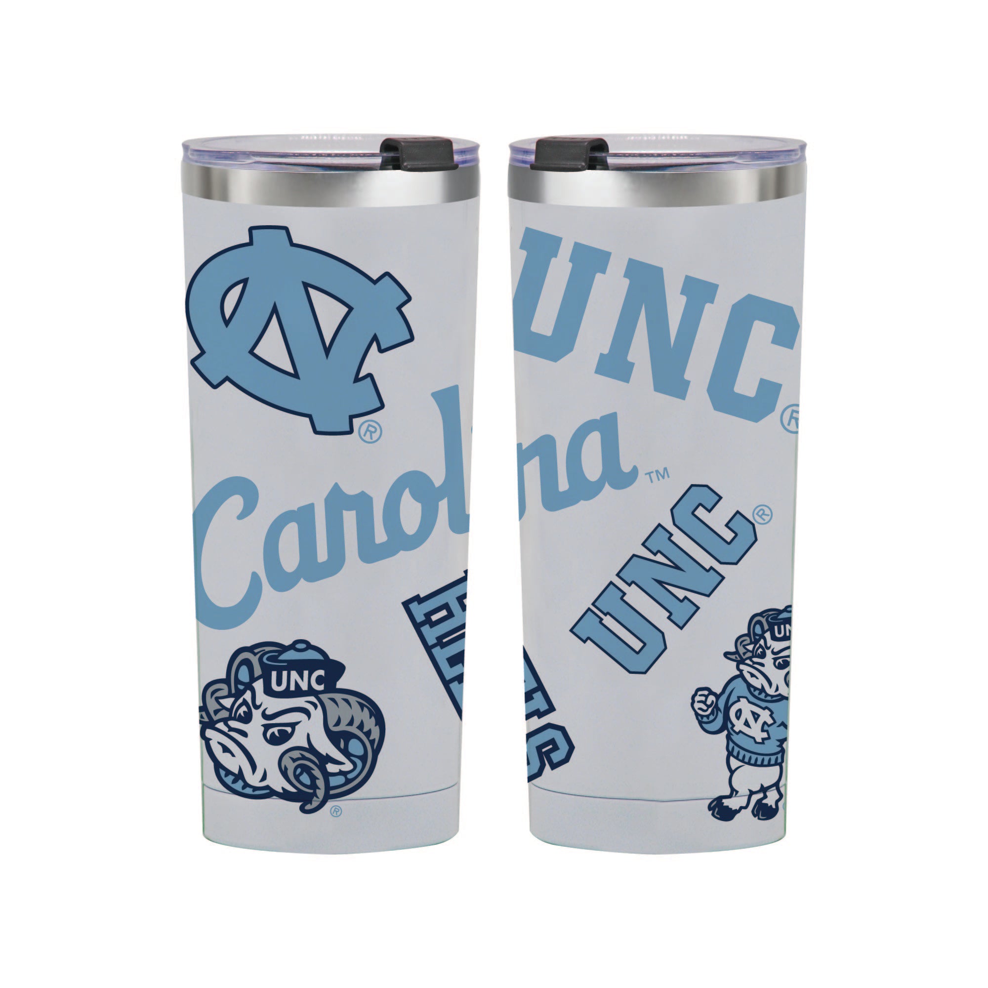 24oz North Carolina Tar Heels Medley Stainless Steel Tumbler