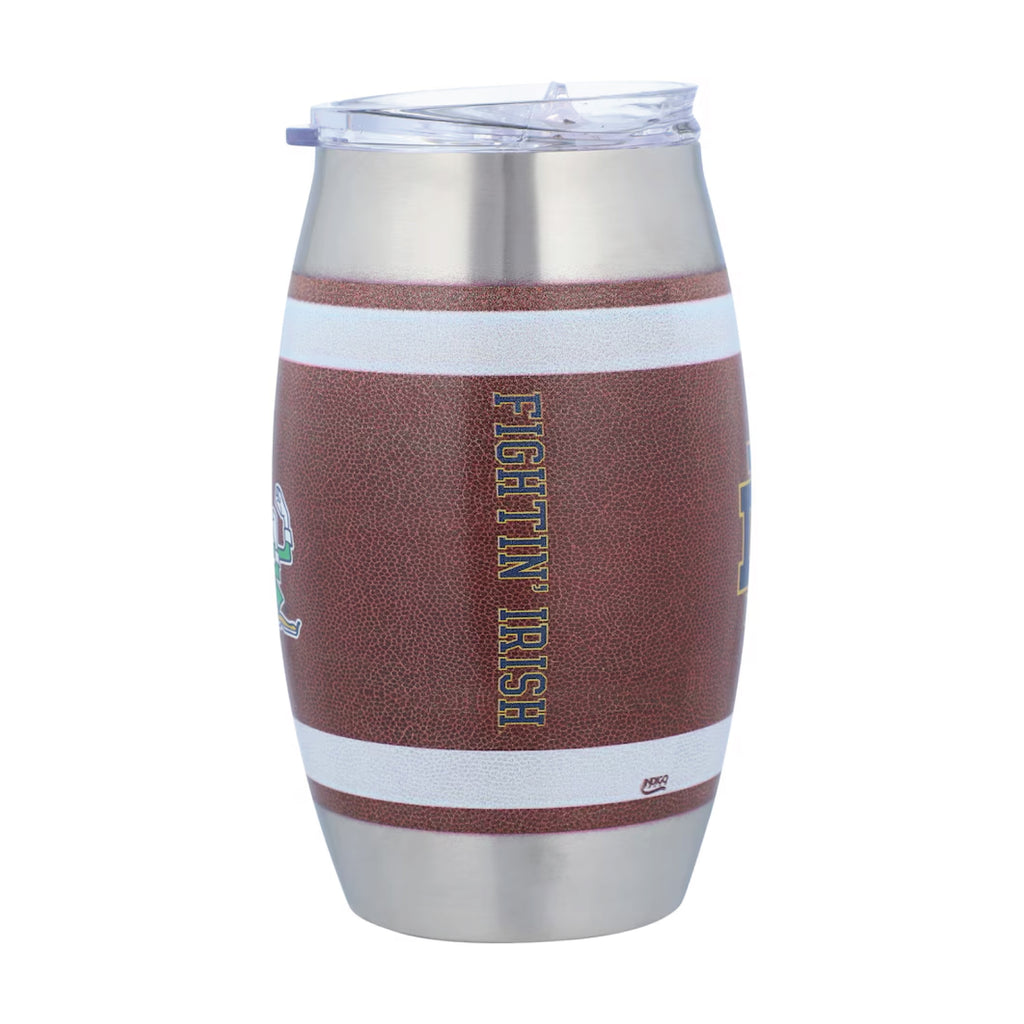 15oz Notre Dame Fighting Irish Football Tumbler