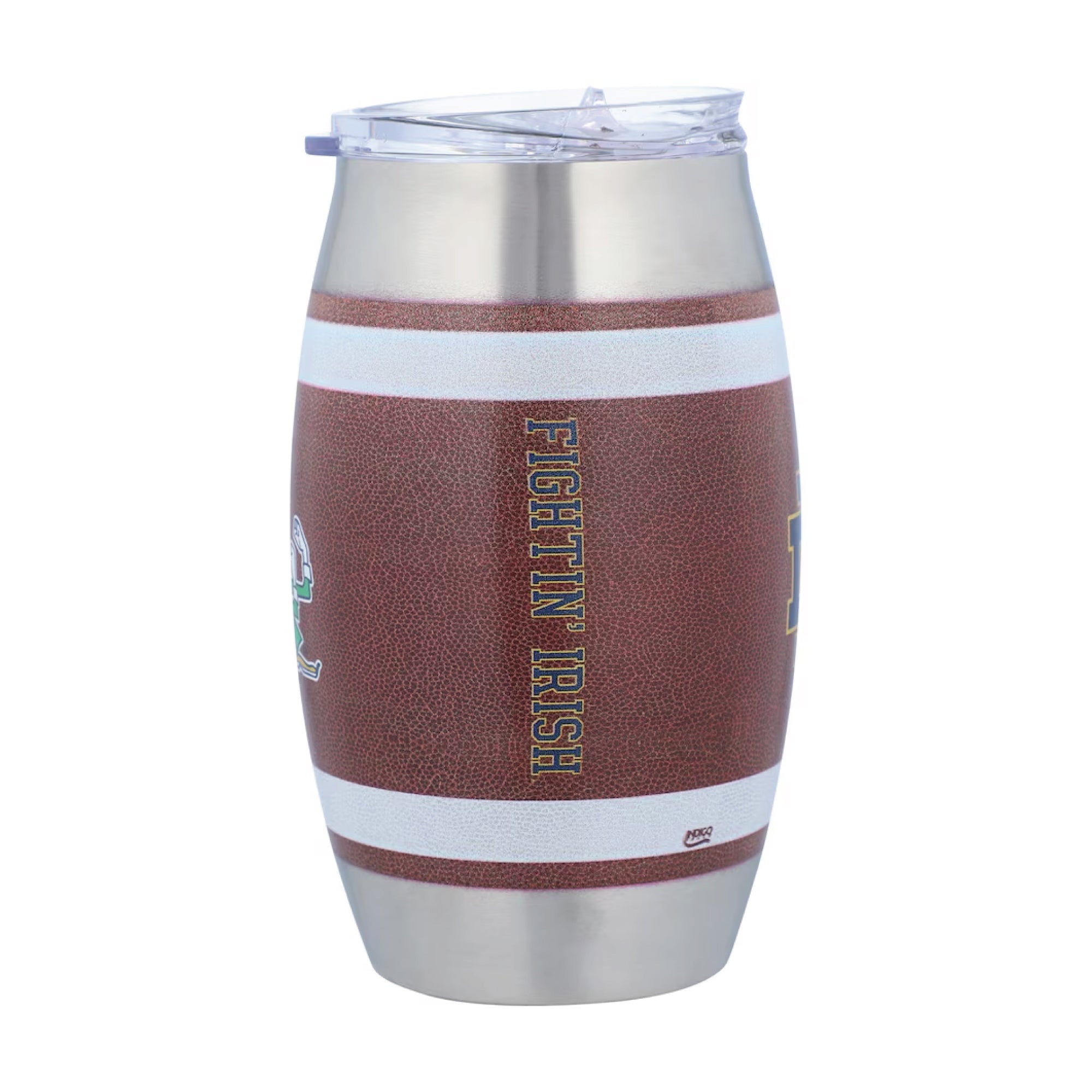 15oz Notre Dame Fighting Irish Football Tumbler