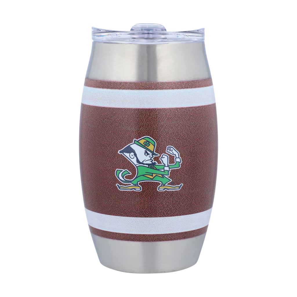 15oz Notre Dame Fighting Irish Football Tumbler
