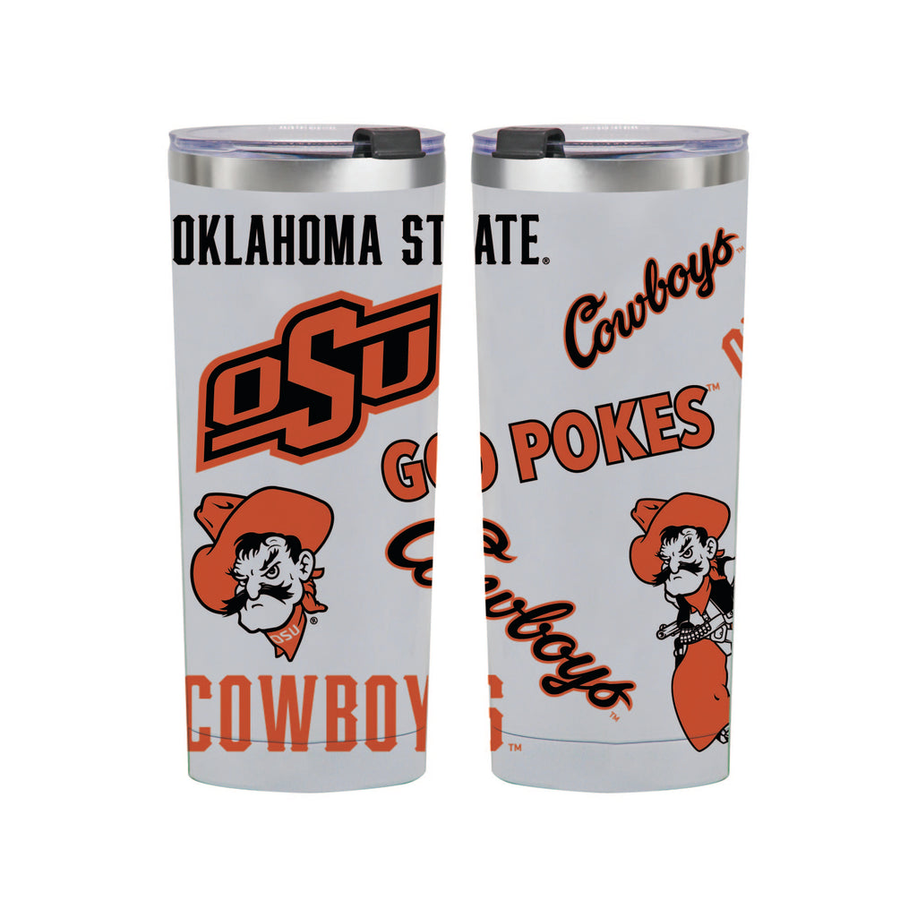 24oz Oklahoma State Cowboys Medley Stainless Steel Tumbler