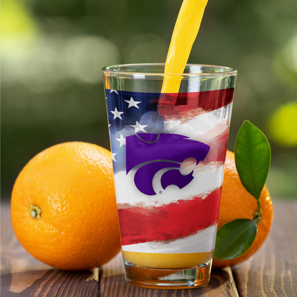 Set of 2 K-State Wildcats 16oz Americana Pints