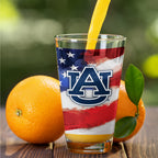 Set of 2 Auburn Tigers 16oz Americana Pints
