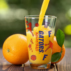 Set of 2 Florida Gators Basketball Sketch 16oz Pints